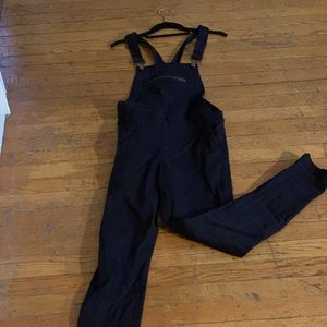 Overalls, Black with Skinny Legs